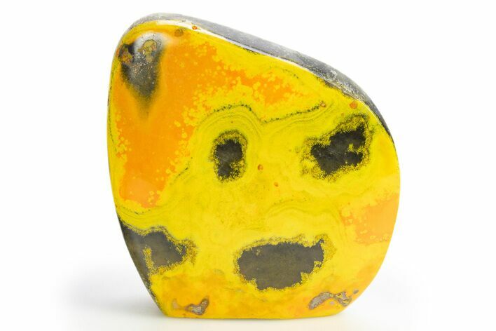 Very Vibrant, Free-Standing Polished Bumblebee Jasper #312052